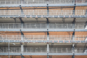 New development construction site in central London, England