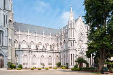 Saint Philomena catholic church of Mysore, India, Saint Joseph Cathedral, state of Karnataka, neo...