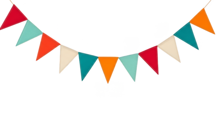 Colorful Party Bunting Banner