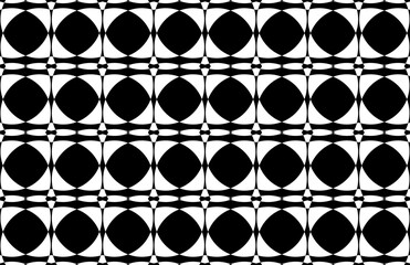 black and white seamless pattern tile background fabric vintag line element .