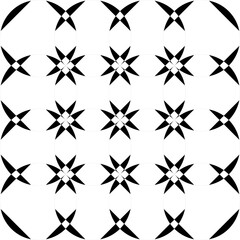 set of black and white stars chirstmas winter element flower xmas logo winter snowfalak background .