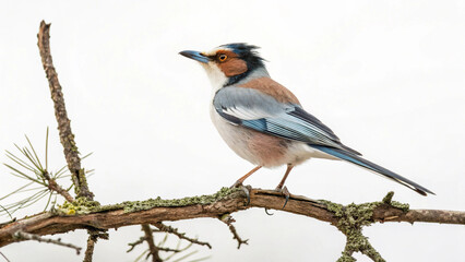 Fototapeta premium pair of blue and yellow macaw