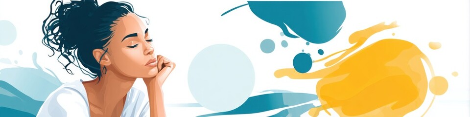 Guide to emotional regulation with colorful illustrations promoting introspection