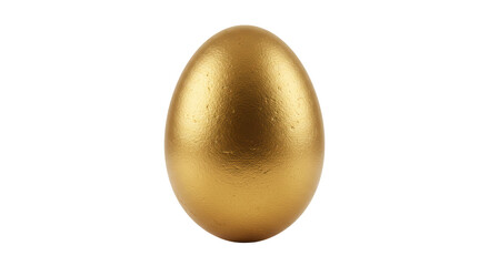 Isolated Golden Egg