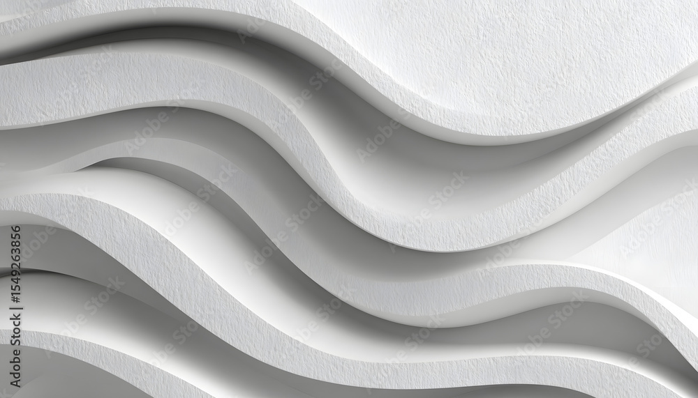 Poster elegant monochrome white seamless wave texture pattern background for design projects