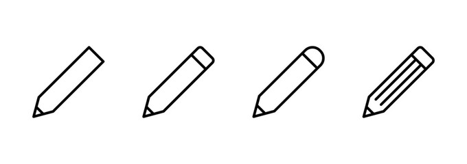 Pencil icon vector. pen sign and symbol. edit icon vector