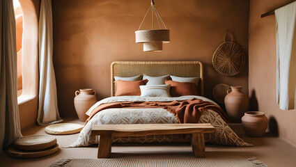 brownish theme bedroom 