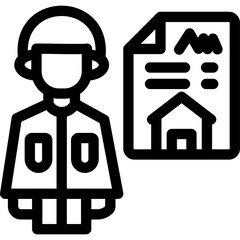 Real Estate Agent Icon
