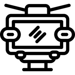 Obraz premium Television Icon