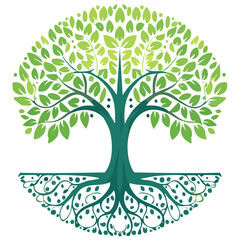 arbre de vie vert 4
