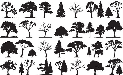 tree silhouettes