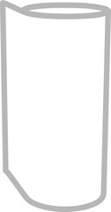 Simple, minimalist illustration of a rolledup document or scroll.  Perfect for concepts of knowledge, storage, information, or archiving.