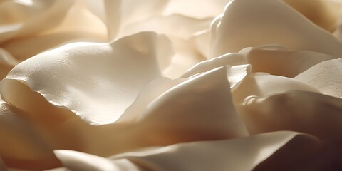 Obraz premium Elegant and Soft Rose Petals with Gentle Lighting in CloseUp View