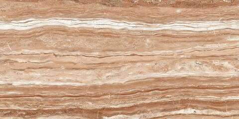 Textured brown marble surface with white streaks and horizontal banding