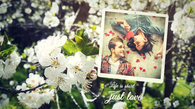 Spring Lovely Wedding Photo Slide