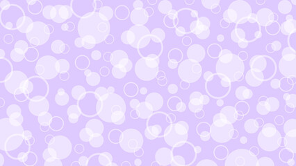 Purple background and white polka dot pattern as blur or snow drops. Luxury wallpaper for a holiday or packaging.