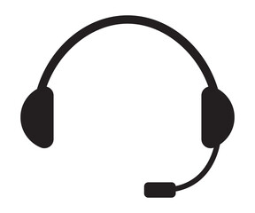 headphones with microphone, call center, customer support, contact services