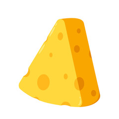 Cheese icon vector. Cheese on white background. logo design.