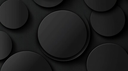 Sophisticated dark background with minimalist circle design for digital use