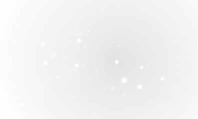 Fantasy confetti overlay. Starry glitter, luminous glow, and white sparkle with golden flare. Transparent bokeh texture for abstract holiday card or luxury celebration background.