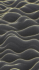 Abstract wavy surface with soft undulating ridges the gray texture displays subtle variations in light and shadow