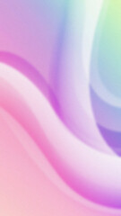 Gradient of soft pastel colors in an abstract wave pattern featuring hues of pink purple and light blue