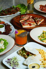 food in restaurant