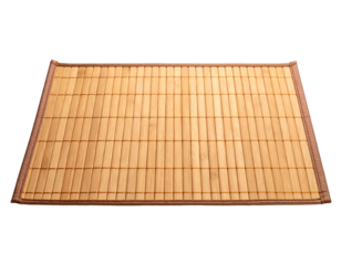 Bamboo mat for serving delicious sushi dishes.
