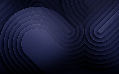 Dark purple abstract background with curved and layered shapes creating a modern and artistic fluid design