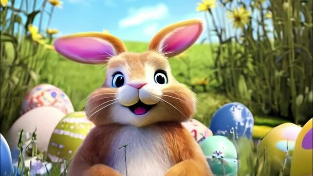 Beautiful festive composition for happy traditional holiday Easter