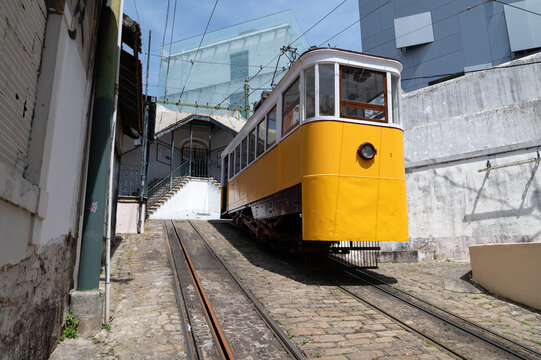 Elevador do lavra en Lisboa, portugal.