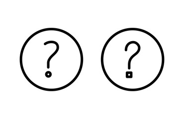 Question icon vector illustration. question mark sign and symbol