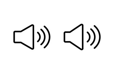 Speaker icon vector illustration. volume sign and symbol. loudspeaker icon. sound symbol
