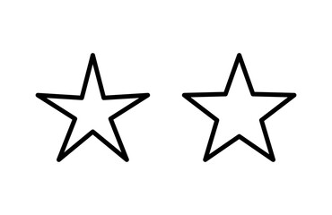 Star Icon vector illustration. rating sign and symbol. favourite star icon