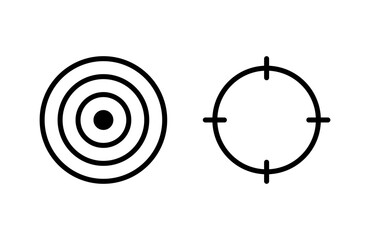Target icon vector illustration. goal icon vector. target marketing sign and symbol