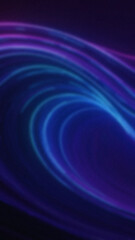 Wavy light streaks in blue and purple hues flowing across a dark blue gradient background