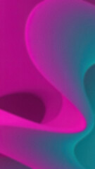 Abstract background showcasing blurred pink and teal gradients with flowing curved shapes creating a soft and visually