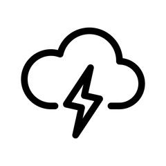 Cloud Storm Svg Icon