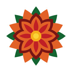 vector illustration of a flower