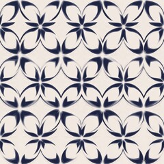  Geometric Petals Ornate Grid: Abstract Seamless Vector Pattern