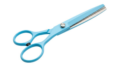 Isolated Blue Crimping Scissors
