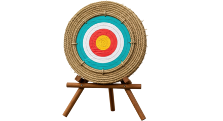 Isolated Archery Target
