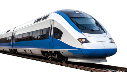 Modern Passenger Train Transparent Background PNG