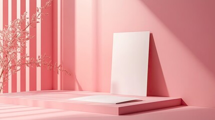 A clean and minimalist branding mockup featuring a business card, letterhead, and envelope, perfect for showcasing professional stationery and corporate identity designs. -