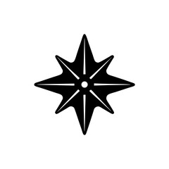 creative details North Star Icon Vector Illustration
