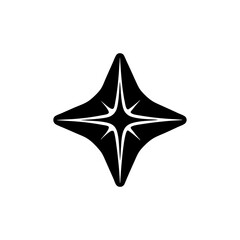 creative details North Star Icon Vector Illustration