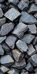 Textured Dark Stones Background for Natural and Earthy Designs