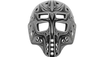 Isolated Hockey Mask