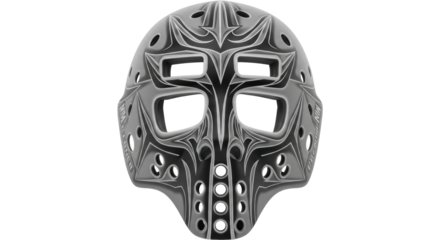 Isolated Hockey Mask