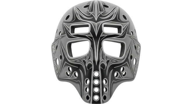 Isolated Hockey Mask